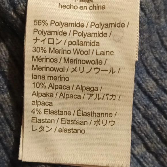 J. Crew merino wool alpaca blend turtle neck split hem wide on trend sleeves xs - Picture 8 of 15